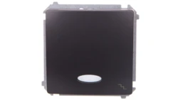 Simon Basic Łącznik schodowy z podświetleniem grafit matowy BMW6L.01/28