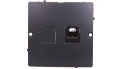 Simon Basic Gniazdo telefoniczne pojedyncze RJ11 grafit matowy BMTF1.02/28