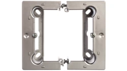 Simon Basic Neos Puszka natynkowa pojedyncza składana 40 mm (1 szt. = 2 elementy) srebrny mat PSCS/43