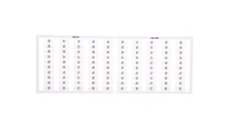 Ramka z oznacznikami 2x 151-200 209-509 /5szt./