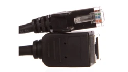 Przedłużacz kabla krosowego F/UTP kat.5e czarny 1m 91886