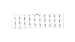 Oznaczniki WMB 10x 61-70 794-602 /5szt./