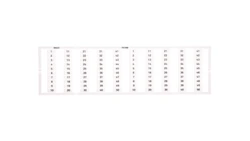 Oznaczniki WMB 2x 1-50 793-666 /5szt./