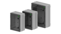 INDUSTRIAL Szafka rozdzielcza hermetyczna SR1 252x352x142mm 400V IP65 transparentna 2753-01