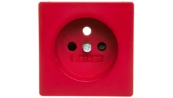 Q.1/Q.3/Q.7 Płytka czołowa gniazda z/u czerwony aksamit 3965766012