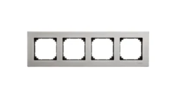 Merten M-Elegance Ramka poczwórna metalowa tytanowy MTN403405