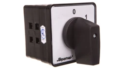 Łącznik krzywkowy 0-1 4P 100A do pulpitu IP65 pokrętło czarne bez ryglowania SK100-2.8210P03