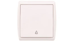 KOS1 Przycisk /dzwonek/ biały 110404