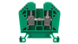 Złączka szynowa 2-przewodowa 10mm2 zielona EURO 10/35 43402GR /50szt./