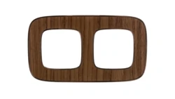 VALENA ALLURE Ramka podwójna orzechowy 754462