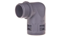Dławnica kątowa do węża osłonowego PG16 IP68 SILVYN KLICK 90 stopni 16 szara 61801040 /50szt./