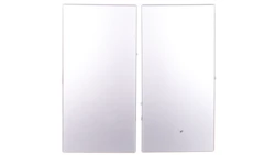 Simon 54 Klawisz podwójny do łaczników/przycików srebrny matowy DKW5/43