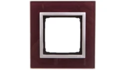 Simon 54 Nature Ramka pojedyncza szkło KUSZĄCA ŚLIWKA DRN1/89