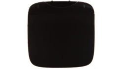 VALENA ALLURE Plakietka gniazda 2p+z z kalpką czarny 754868