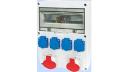 Rozdzielnica stacjonarna 14 modułów, 2x16A 3P+N+Z, 4x16A 2P+Z IP54 typ RSE-05 942100