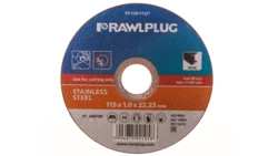 Ściernica korundowa do cięcia i szlifowania stali nierdzewnej 115x22,23mm RT-CDI-115/1