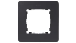 Simon Detail 82 Ramka pojedyncza Detail ORIGINAL-air GRAFIT / podstawa Biała 8200610-038