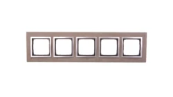 Simon 54 Nature Ramka pięciokrotna beton - BUTTI CEMENTI DRN5/92