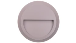 Oprawa schodowa LED SILVER OD 2W 100lm 220-240V AC 120 stopni IP65 okrągła, ciepły biały, szara LD-OSSLOD2W-80