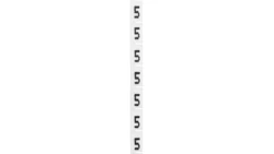 Oznaczniki WCB 20x 5 249-205 biały /10szt./