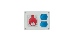 Rozdzielnica stacjonarna R-BOX 190 1x16A/5P 2x250V IP44 B.1602