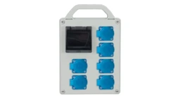 Rozdzielnica przenośna R-BOX 240R 4S 6x250V, puste okno IP44 B.1721R