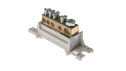 Zacisk prądowy 1x25, 4x10 szary bez pokrywy na szynę TH35 E.4124SP-BP