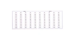 Ramka z oznacznikami 10x 61-70 209-570 /5szt./