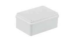 Puszka n/t hermetyczna 120x80x50 bez dławików IP56 biała S-BOX 216B