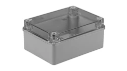 Puszka n/t hermetyczna 150x110x70 bez dławików IP56 pokrywa przezroczysta S-BOX 316-P