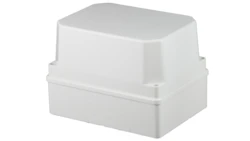 Puszka n/t hermetyczna 190x140x140 bez dławików wysoka IP56 szara S-BOX 416H