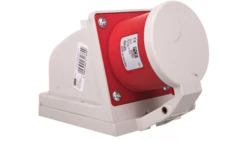 Wtyczka odbiornikowa 32A 5P 400V czerwona IP44 525-6kdv
