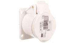 Gniazdo tablicowe 32A 3P 42V 12h białe IP44/54 393-12f9v