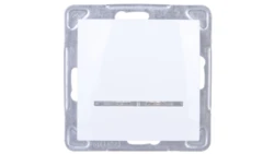 IMPRESJA Łącznik kontrolny z podświetleniem biały ŁP-12YS/m/00