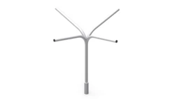 OG Wysięgnik lampowy czteramienny na słup oświetleniowy fi 54,5 mm 100stopni 41001402