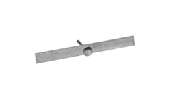 Taśma aluminiowa cięta 100 mm z gwoździem 3x30 mm /1kg/ TA-Cg-100/1 /214szt./