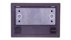 Simon Connect Puszka SF podłogowa pojedyncza 2x K45 gł. 70mm + SM102/9 szary grafit SF170/14