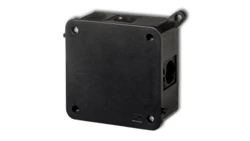 Puszka instalacyjna hermetyczna bez złączek 100x100mm czarny 12PHS-5