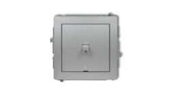 DECO Łącznik dwubiegunowego w stylu amerykańskim srebrny metalik 7DWPUS-9