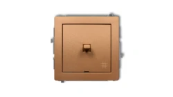 DECO Łącznik krzyżowy w stylu amerykańskim złoty metalik 8DWPUS-6