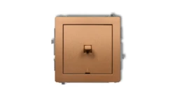 DECO Łącznik dwubiegunowego w stylu amerykańskim złoty metalik 8DWPUS-9