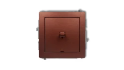 DECO Łącznik dwubiegunowego w stylu amerykańskim brązowy metalik 9DWPUS-9