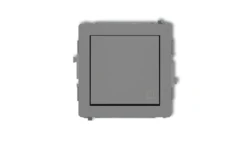DECO Przycisk /dzwonek/ szary mat 27DWP-4
