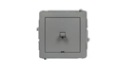 DECO Łącznik dwubiegunowego w stylu amerykańskim szary mat 27DWPUS-9