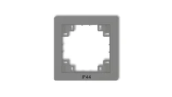 Ramka pośrednia do łączników IP44 szary mat 27DRPH