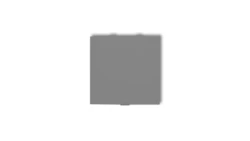 Zaślepka do ramki serii DECO szary mat 27DZA