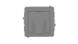 DECO Mechanizm wypustu kablowego szary mat 27DWPK