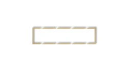 Ramka wypełniająca poczwórna serii DECO złoty 29DRW-4