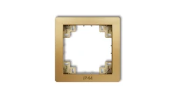 Ramka pośrednia do łączników IP44 złoty 29DRPH