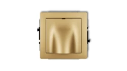 DECO Mechanizm wypustu kablowego złoty 29DWPK